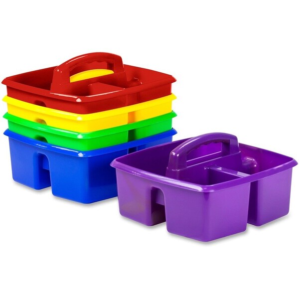 Classroom Caddies, Dishwasher-safe, 13"x11"x6-1/2", 5/ST, AST 5PK